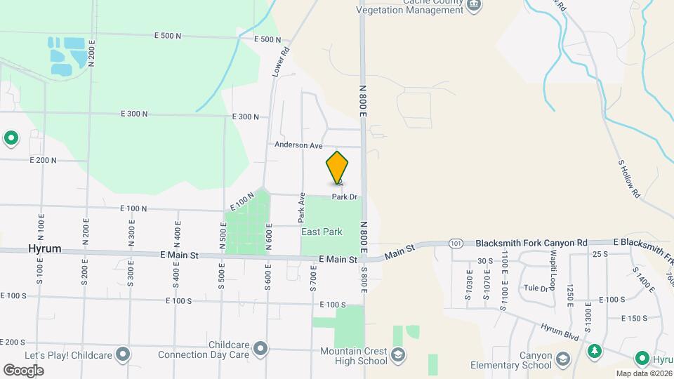 749 Park Dr Map and Location Details