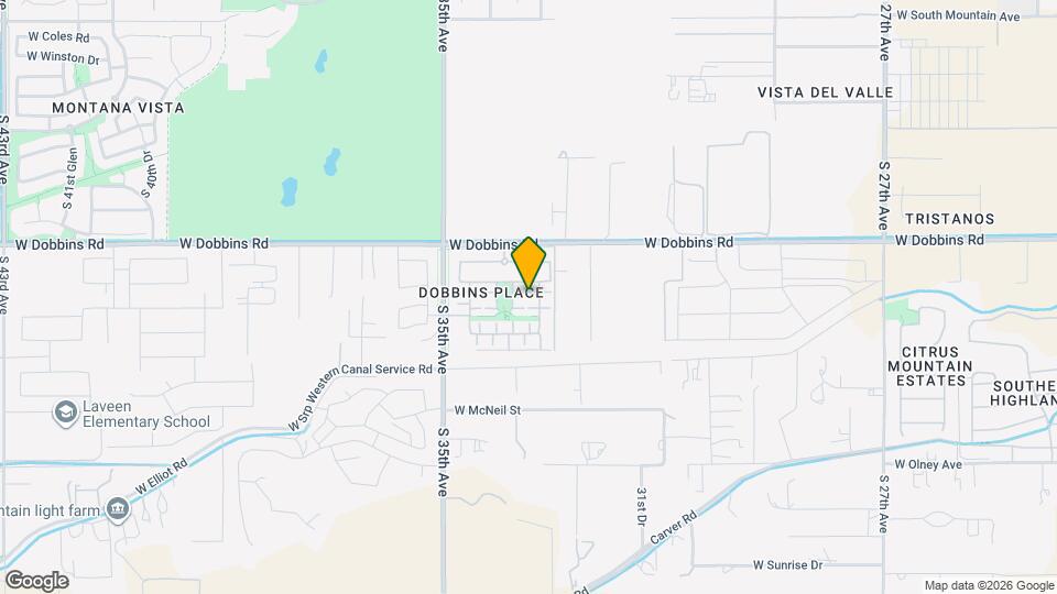 9336 S 33rd Dr Map and Location Details