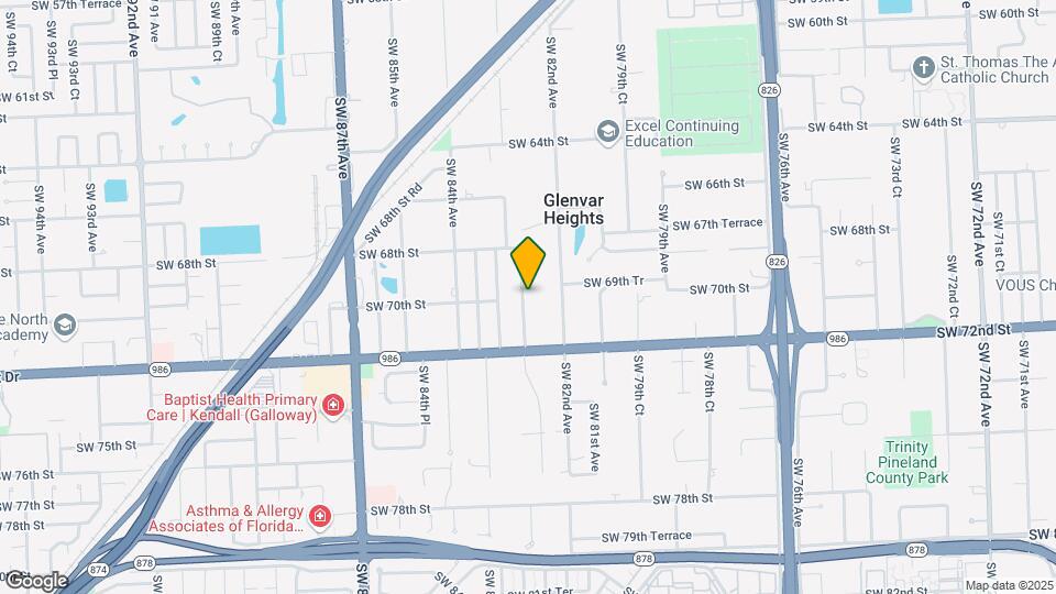 6969 SW 82nd Ct Map and Location Details