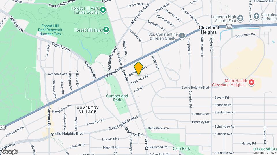 3163 Sycamore Rd Map and Location Details