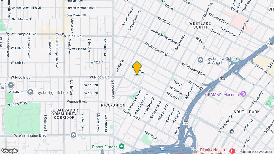 1230 S Westlake Ave Map and Location Details