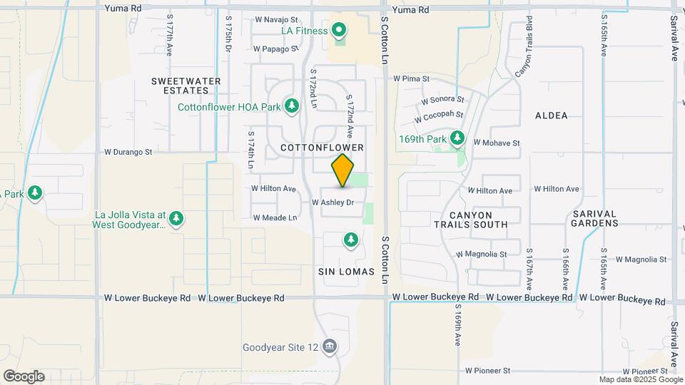 17219 W Hilton Ave Map and Location Details