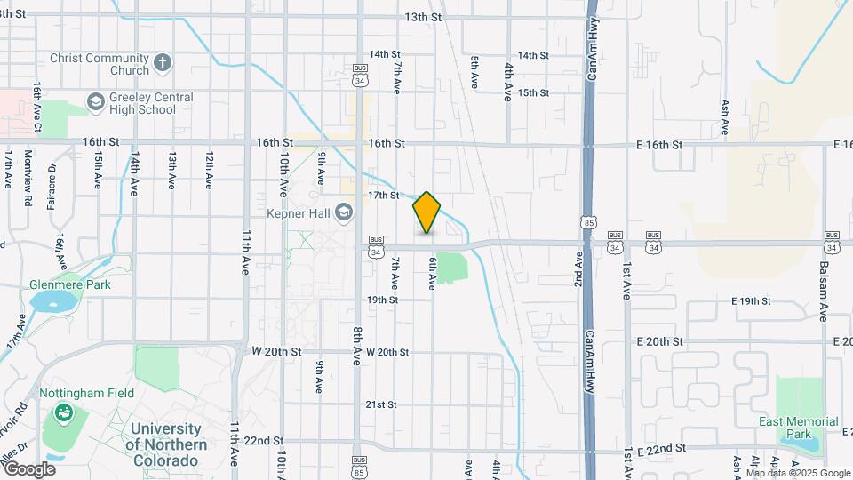 603-611 18th St Map and Location Details