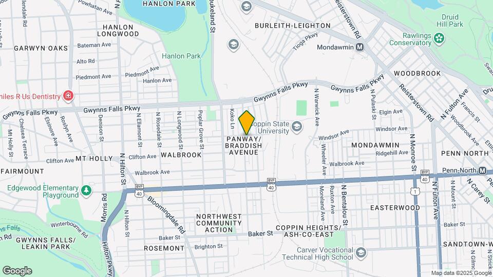 2135 Ashburton St Map and Location Details