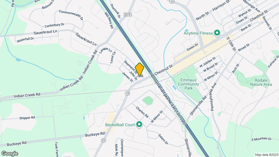 3820 Chestnut St Map and Location Details