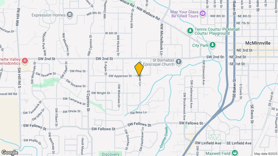 1320 SW Apperson St Map and Location Details