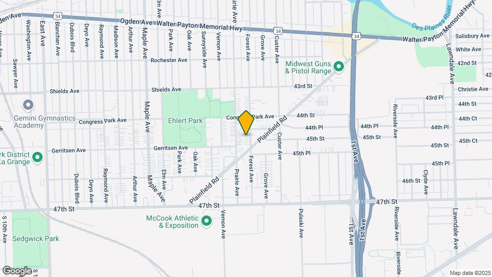 4420 Forest Ave, Unit 1R Map and Location Details
