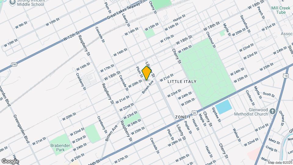 2015 Plum St Map and Location Details