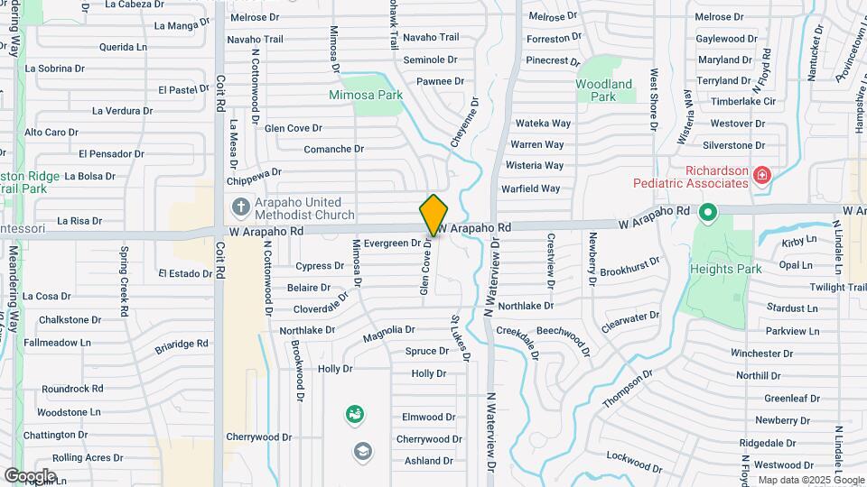 1008 Glen Cove Dr Map and Location Details