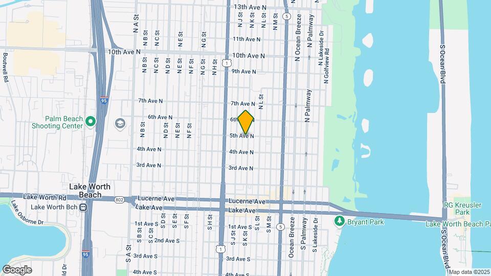 431 N K St Map and Location Details