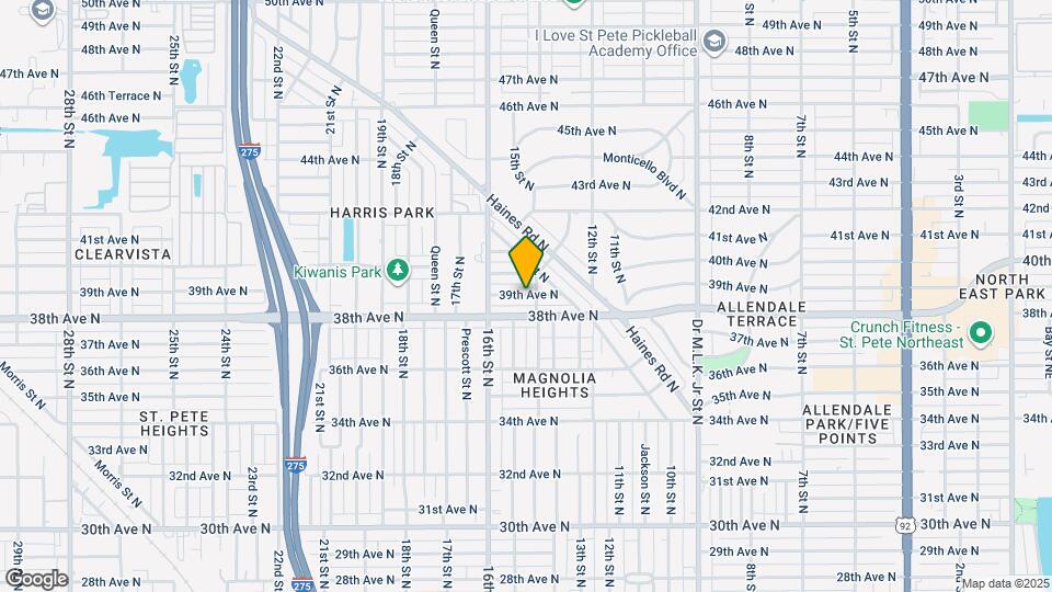1410 1/2 39th Ave N Map and Location Details