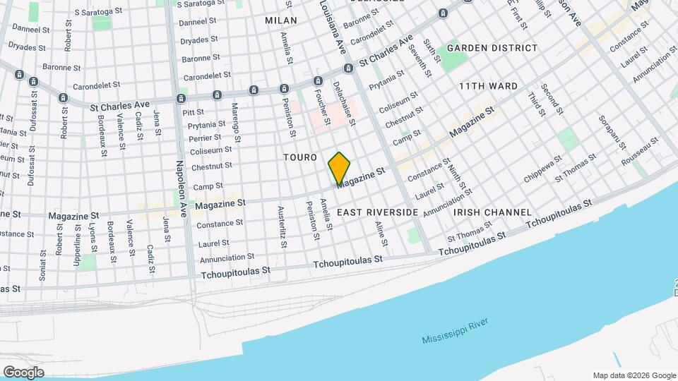 3624 Magazine St Map and Location Details