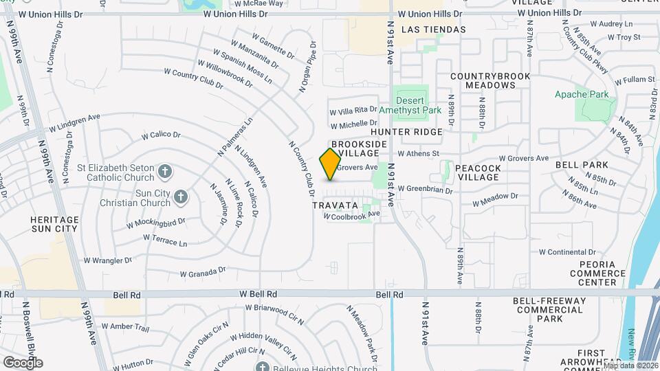 9243 W St John Rd Map and Location Details