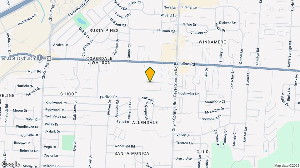 6303 Senate Dr Map and Location Details