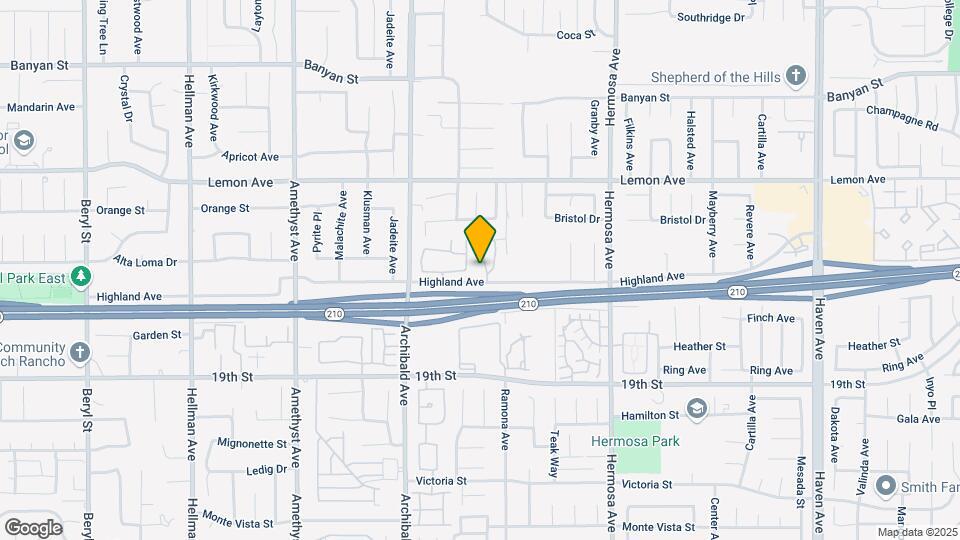 9866-9940 Highland Ave Mapa y Detalles de la Ubicación