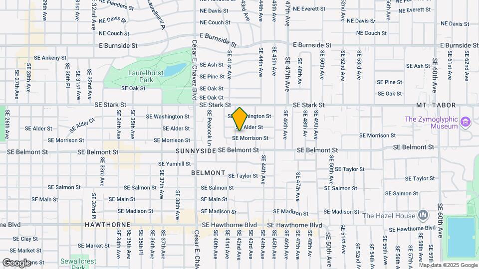 4209 SE Morrison St Map and Location Details