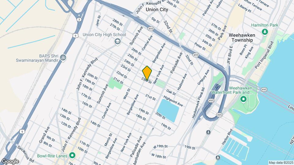 417 23rd St Map and Location Details