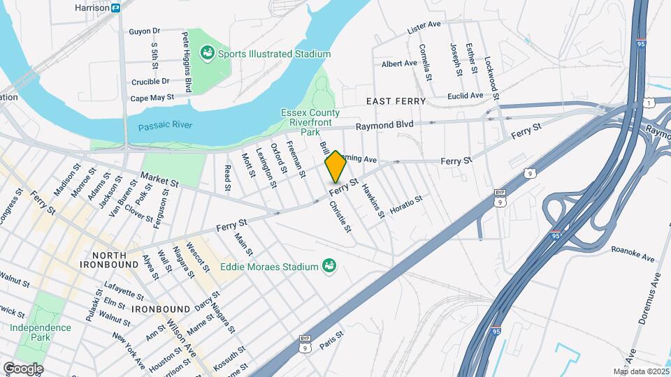458 Ferry St, Unit 3 Map and Location Details
