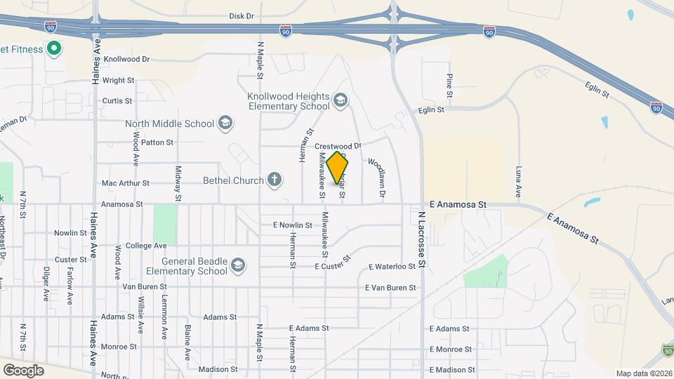 1209 Greenbriar St Mapa y Detalles de la Ubicación