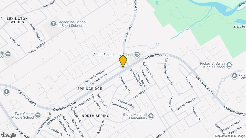 26118 Cypresswood Dr Mapa y Detalles de la Ubicación