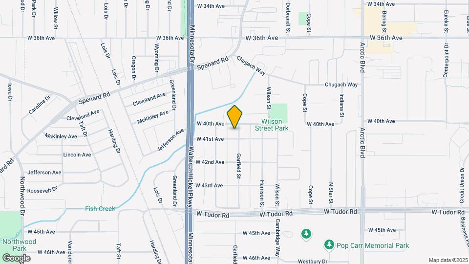 1425 W 40th Ave Map and Location Details