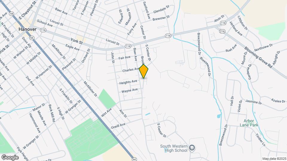 74 Brookside Ave Map and Location Details