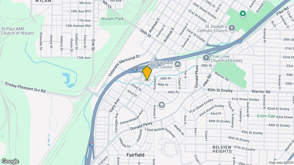 518 41st St Map and Location Details