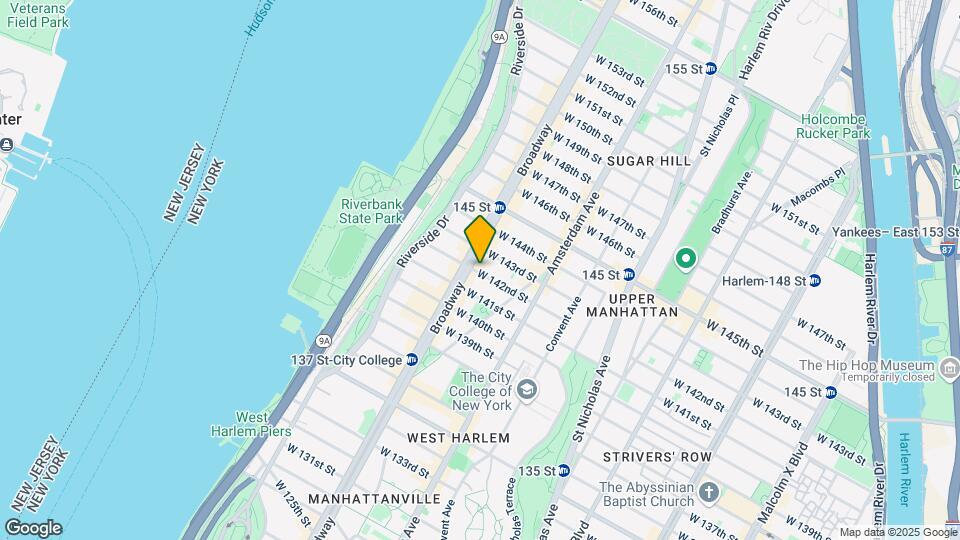 547 W 142nd St Map and Location Details