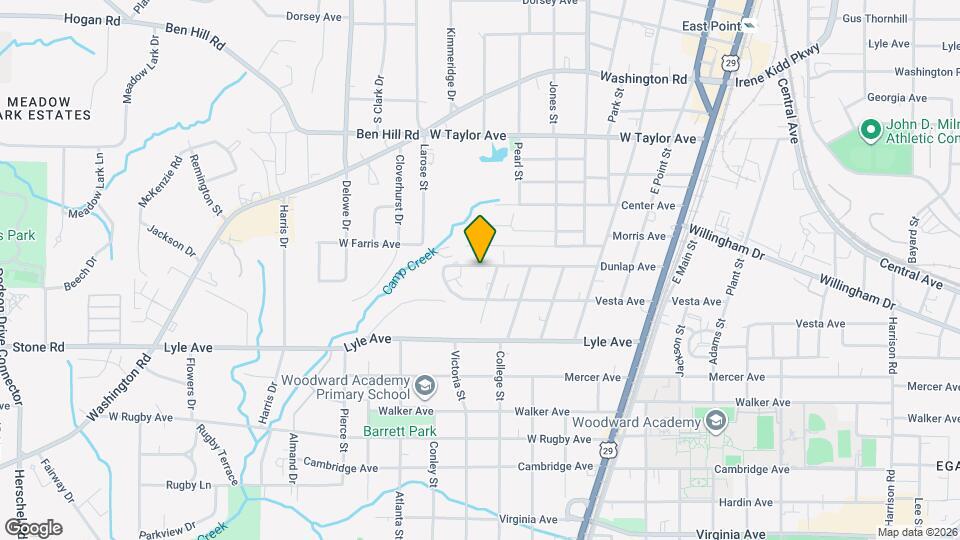 Chastain Hills Apartments Map and Location Details