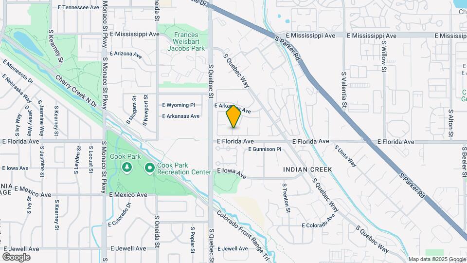 7474 E Arkansas Ave Map and Location Details