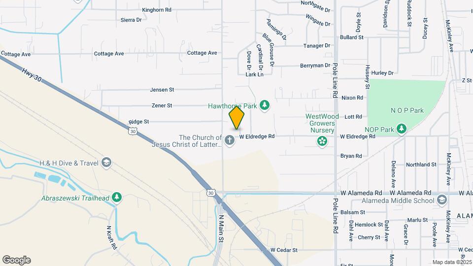 1154 W Eldredge Rd Map and Location Details