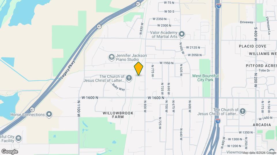825 W Grover Ct Map and Location Details
