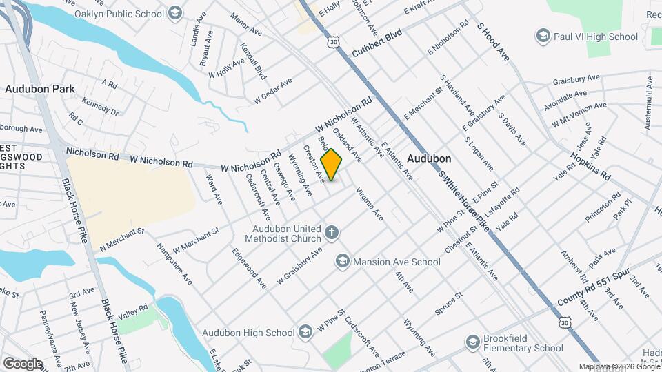 109 Creston Ave, Unit 1st Floor Map and Location Details