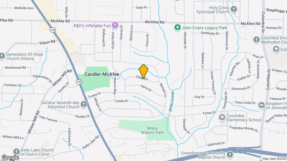 2959 Edna Ln Map and Location Details