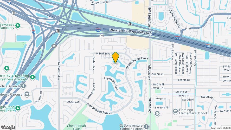 14001 Oak Ridge Dr Map and Location Details