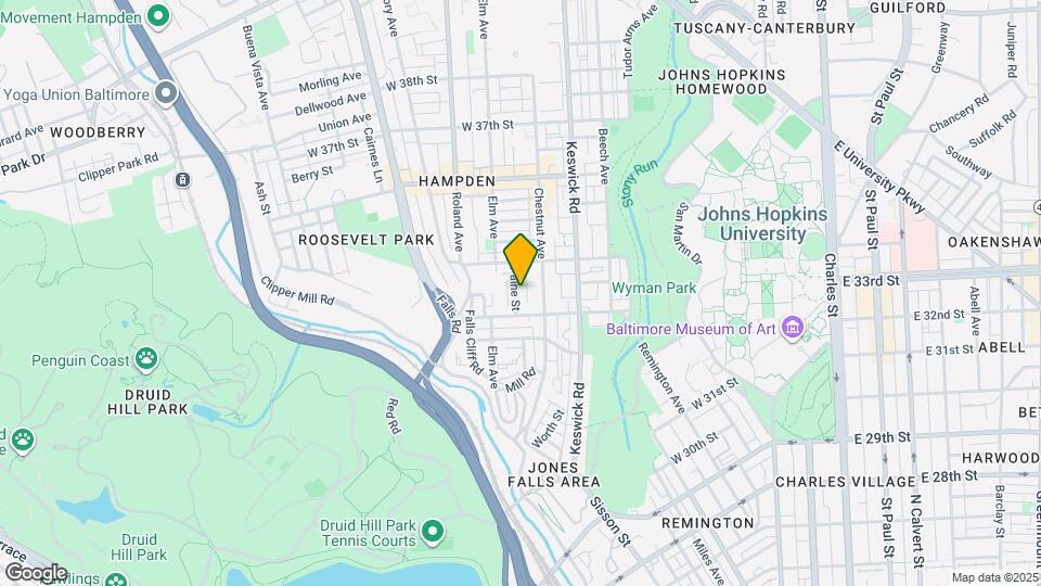 3321 Paine St Map and Location Details