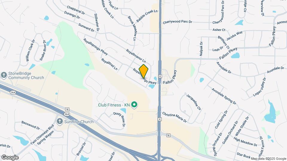 124 Royallsprings Pkwy Map and Location Details