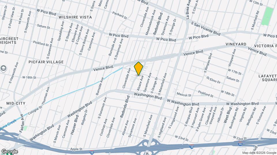 1824 Redondo Blvd Map and Location Details