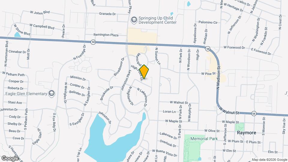 208 High Point Ln Map and Location Details