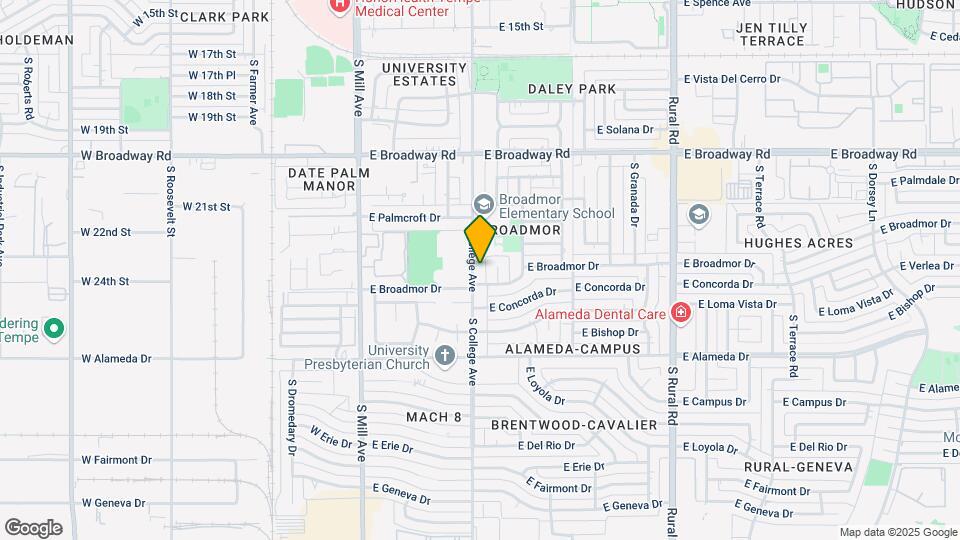 2309 S College Ave Map and Location Details