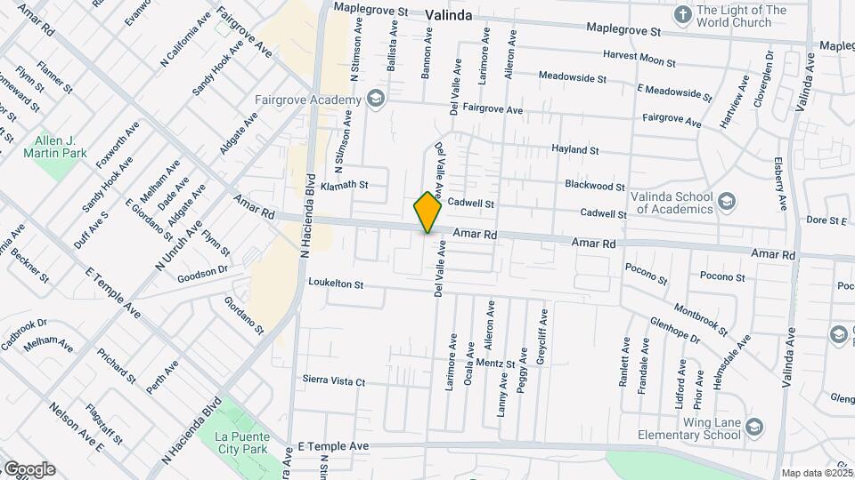 15646 Amar Rd Mapa y Detalles de la Ubicación