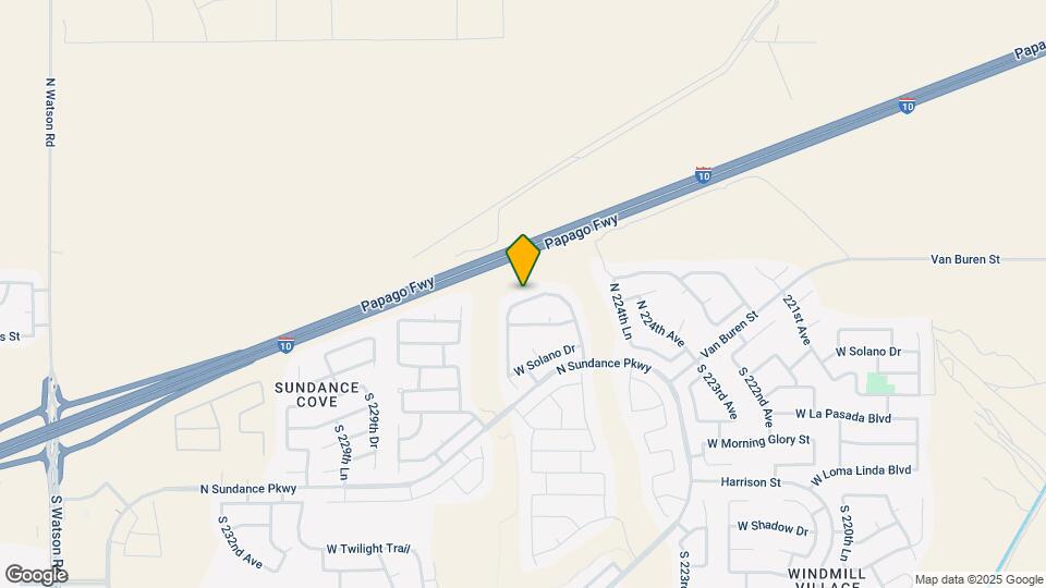 22652 W Adams Dr Mapa y Detalles de la Ubicación