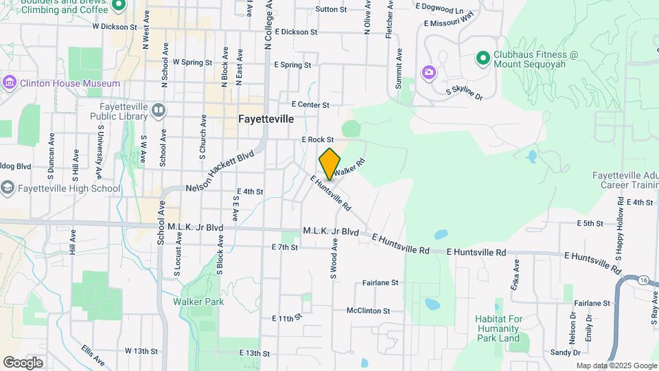 322 E Huntsville Rd Map and Location Details