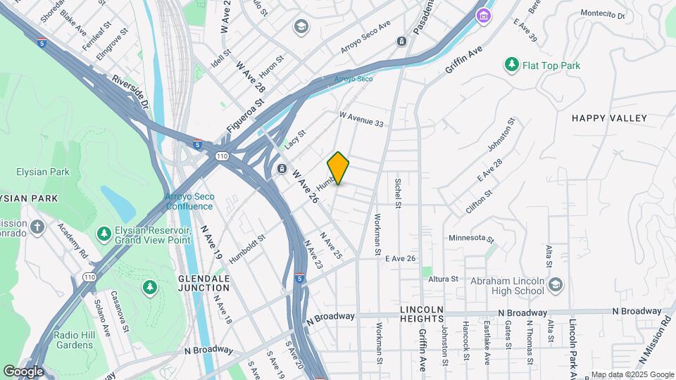 161 W Ave 28 Mapa y Detalles de la Ubicación