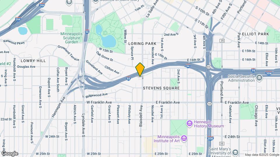 1800 La Salle Ave Map and Location Details