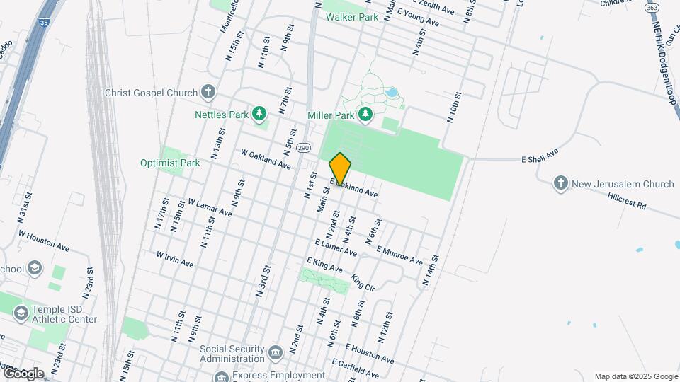 1406 N 2nd St Map and Location Details