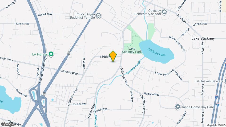 13706 Manor Way Map and Location Details