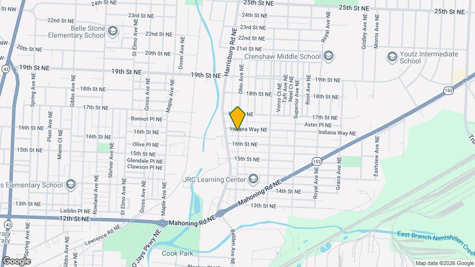 1621 Ohio Ave NE Map and Location Details