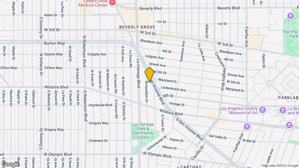 140 N Hamilton Dr Mapa y Detalles de la Ubicación