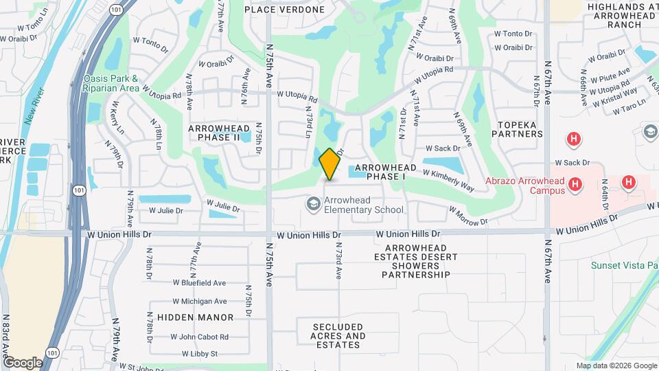 7289 W Kimberly Way Map and Location Details